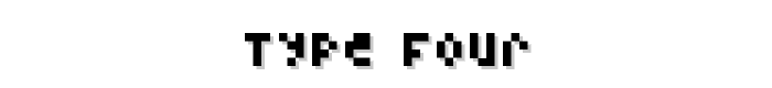 Type Four font
